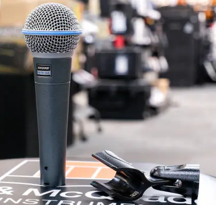 Shure - Beta 58A Supercardioid Dynamic Vocal Mic